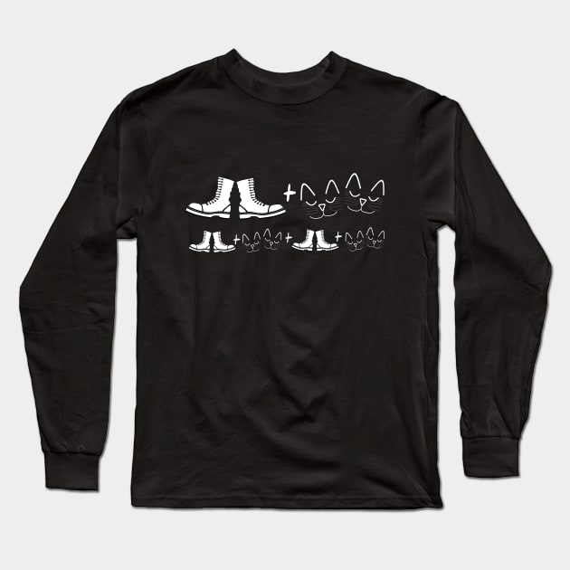 Boots and Cats Beatbox Long Sleeve T-Shirt by Timeforplay